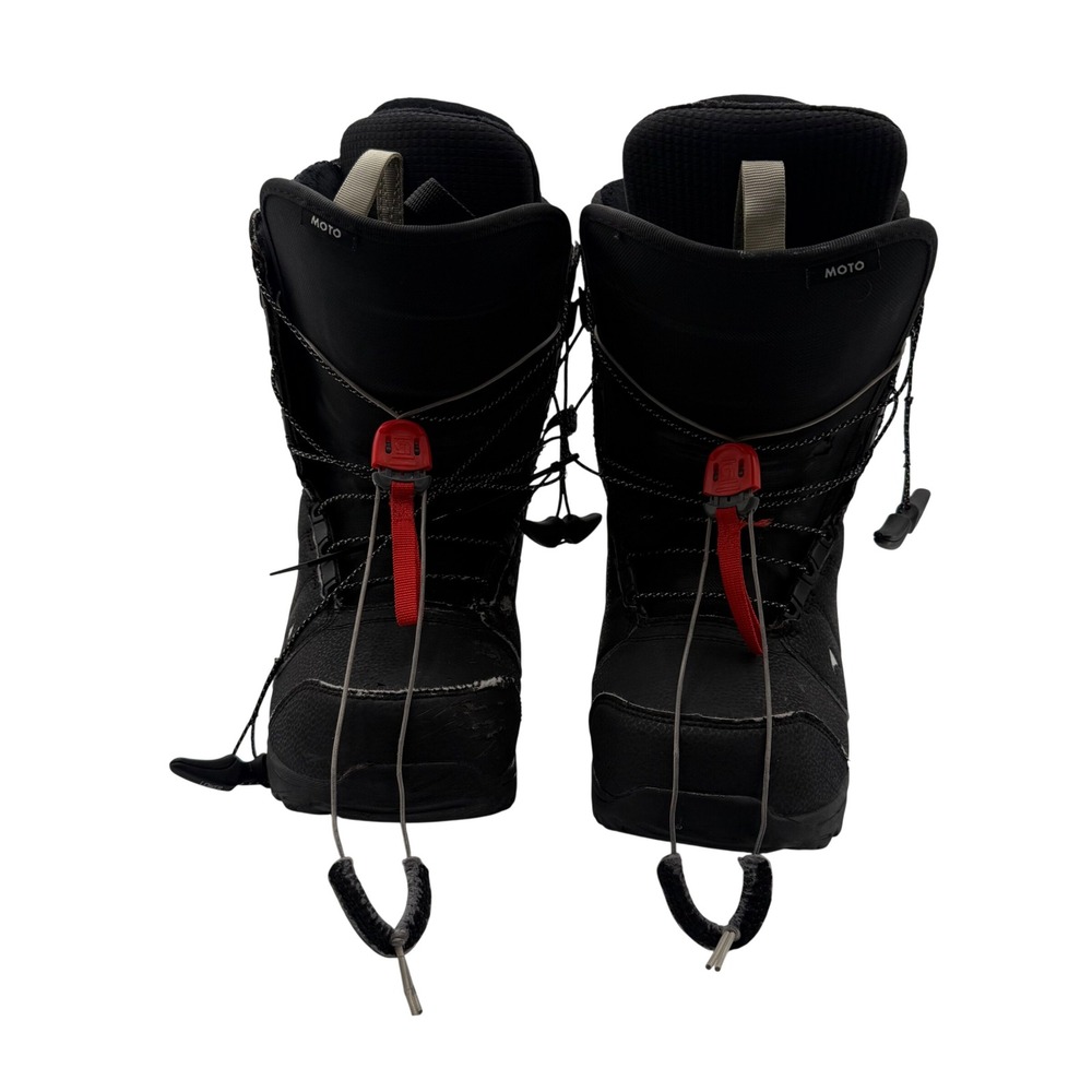 Burton Moto Snowboard Boots Men's 8.5 Black Imprint 1 Speed Zone Lace